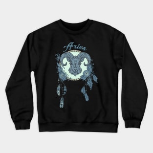 Zodiac sings aries Crewneck Sweatshirt